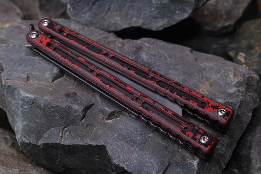 Premium Ti Nautilus Handles: Carbon Fiber w/Black Ano