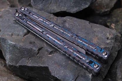 Premium Ti Nautilus Handles: Carbon Fiber w/Jeweling