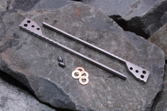 Replicant Thick Kit: Titanium Full Channel Spacers w/ thick hardware